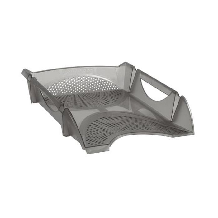 Лоток для бумаг Koh-i-Noor horizontal, transparent black (754144)