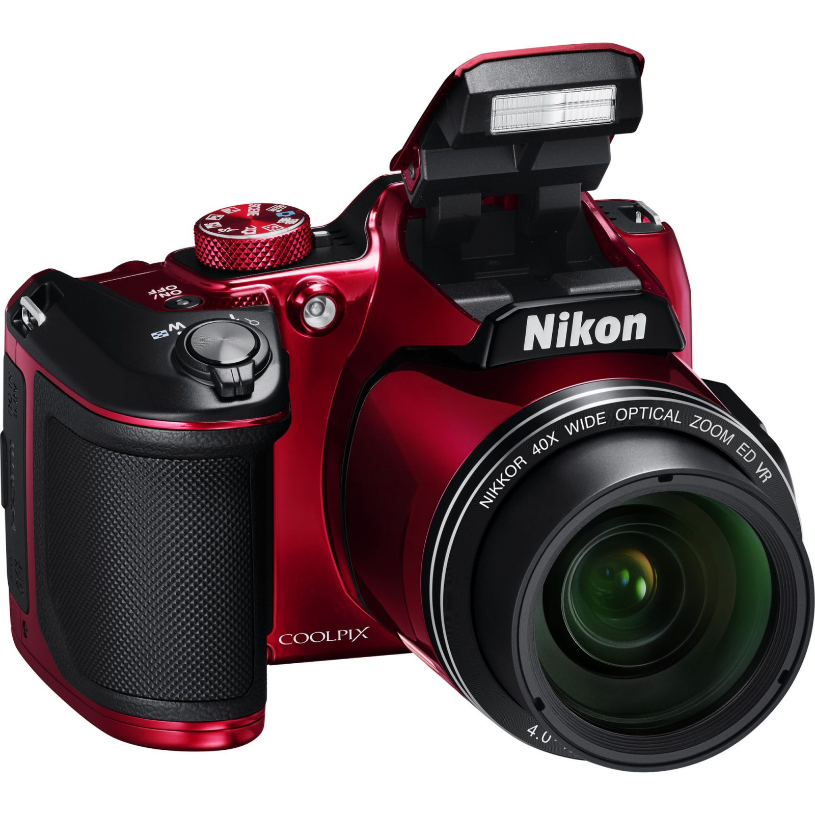Цифровий фотоапарат Nikon Coolpix B500 Red (VNA953E1) зображення 3