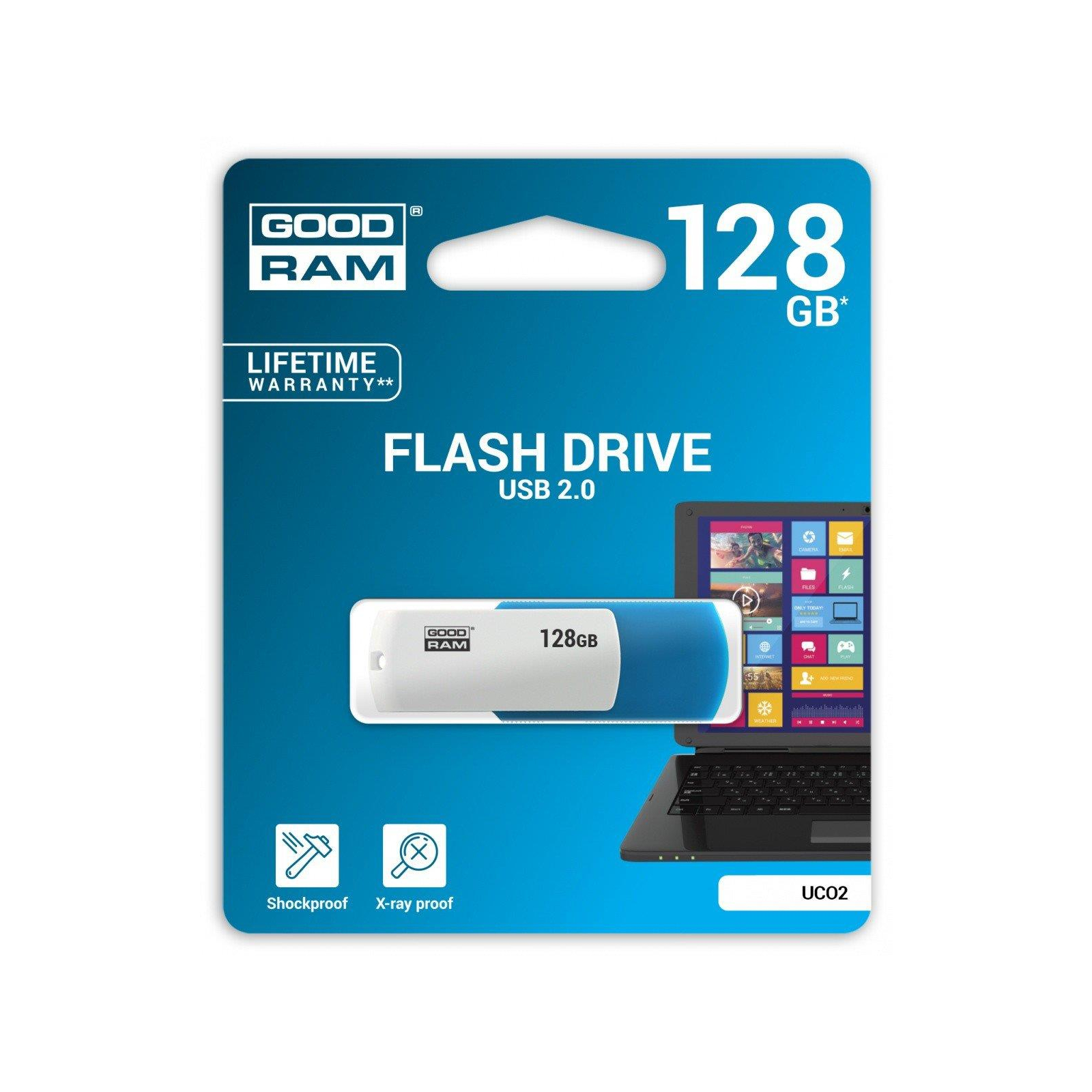 USB флеш накопичувач Goodram 128GB UCO2 Colour Mix USB 2.0 (UCO2-1280MXR11) зображення 3
