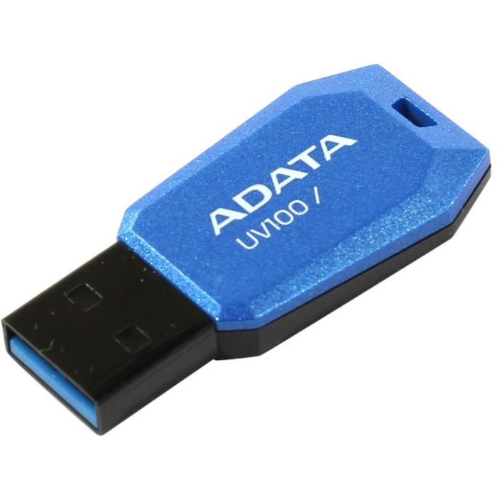 USB флеш накопитель ADATA 32GB DashDrive UV100 Blue USB 2.0 (AUV100-32G-RBL) изображение 2