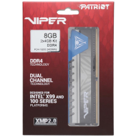 Модуль памяти для компьютера DDR4 8GB (2x4GB) 2400 MHz Viper Elite Blue Patriot (PVE48G240C5KBL) изображение 2