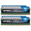 Модуль пам'яті для комп'ютера DDR4 8GB (2x4GB) 2400 MHz Viper Elite Blue Patriot (PVE48G240C5KBL)