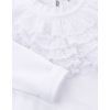 Кофта дитяча Breeze з мереживним коміром (9269-140G-white) зображення 4