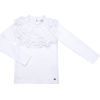 Кофта дитяча Breeze з мереживним коміром (9269-140G-white)