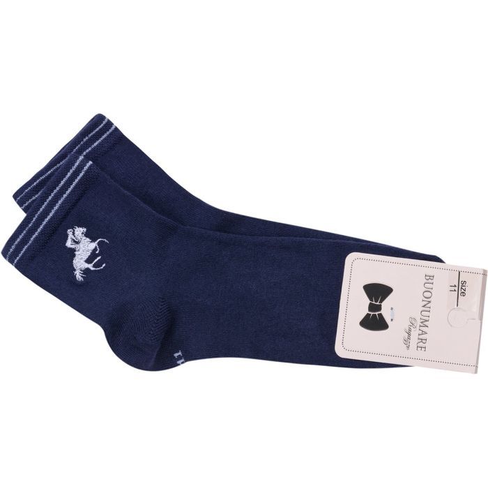 Носки детские BNM укороченные с рисунком (M0C0102-0855-7B-blue)