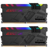 Модуль памяти для компьютера DDR4 16GB (2x8GB) 3000 MHz EVO X ROG Black RGB LED Geil (GREXR416GB3000C15ADC)