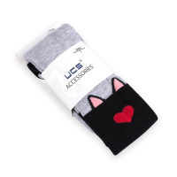 Колготки детские UCS Socks с котиками (M0C0301-1196-134G-gray) изображение 3