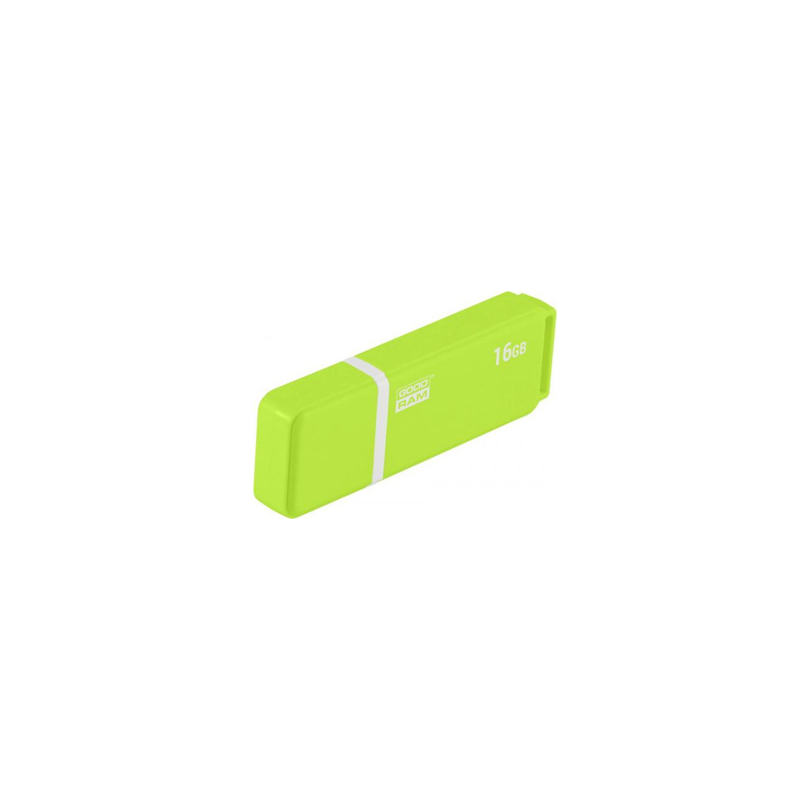 USB флеш накопитель Goodram 16GB UMO2 Green USB 2.0 (UMO2-0160G0R11) изображение 2