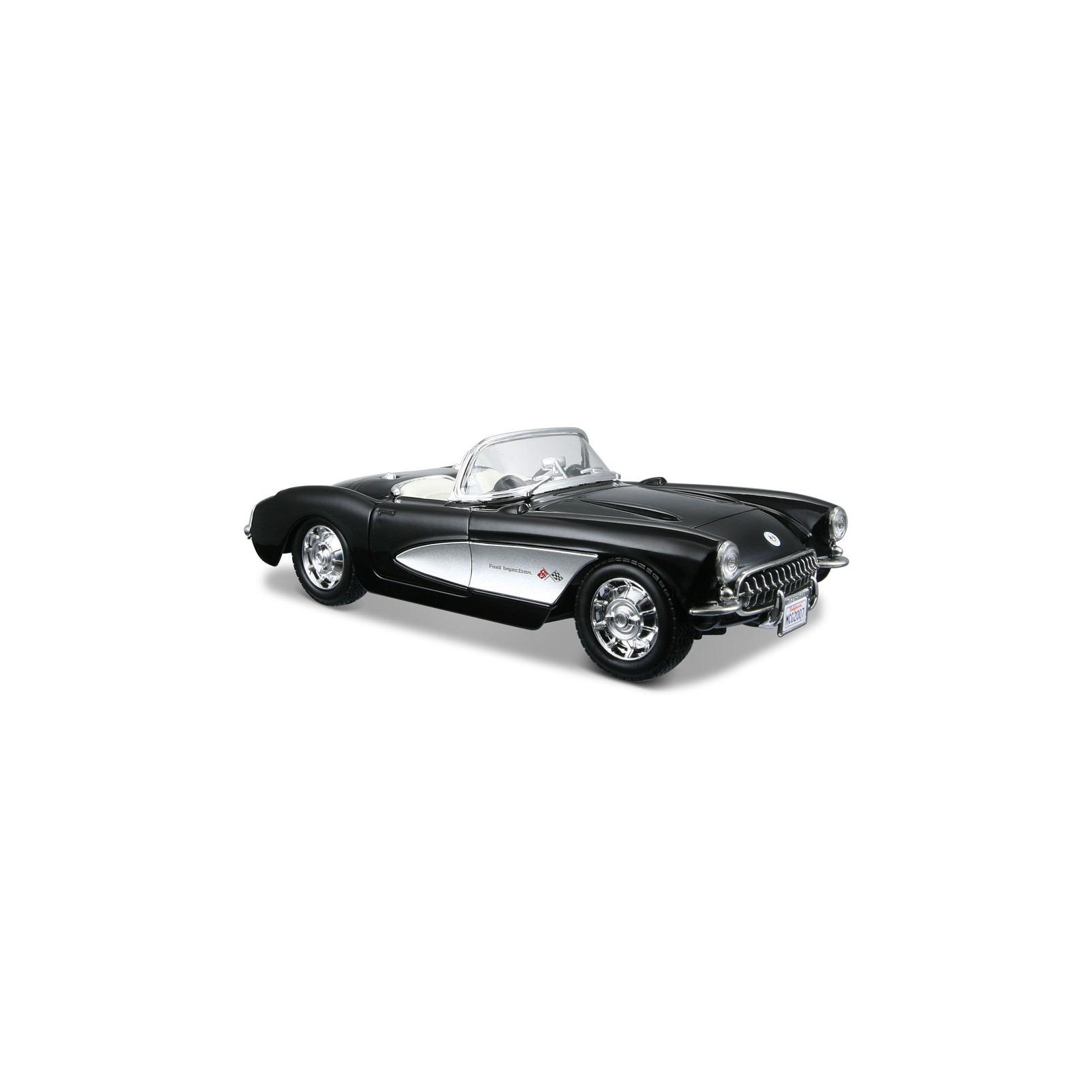Машина Maisto Chevrolet Corvette 1957 чорний (1:24) (31275 black)