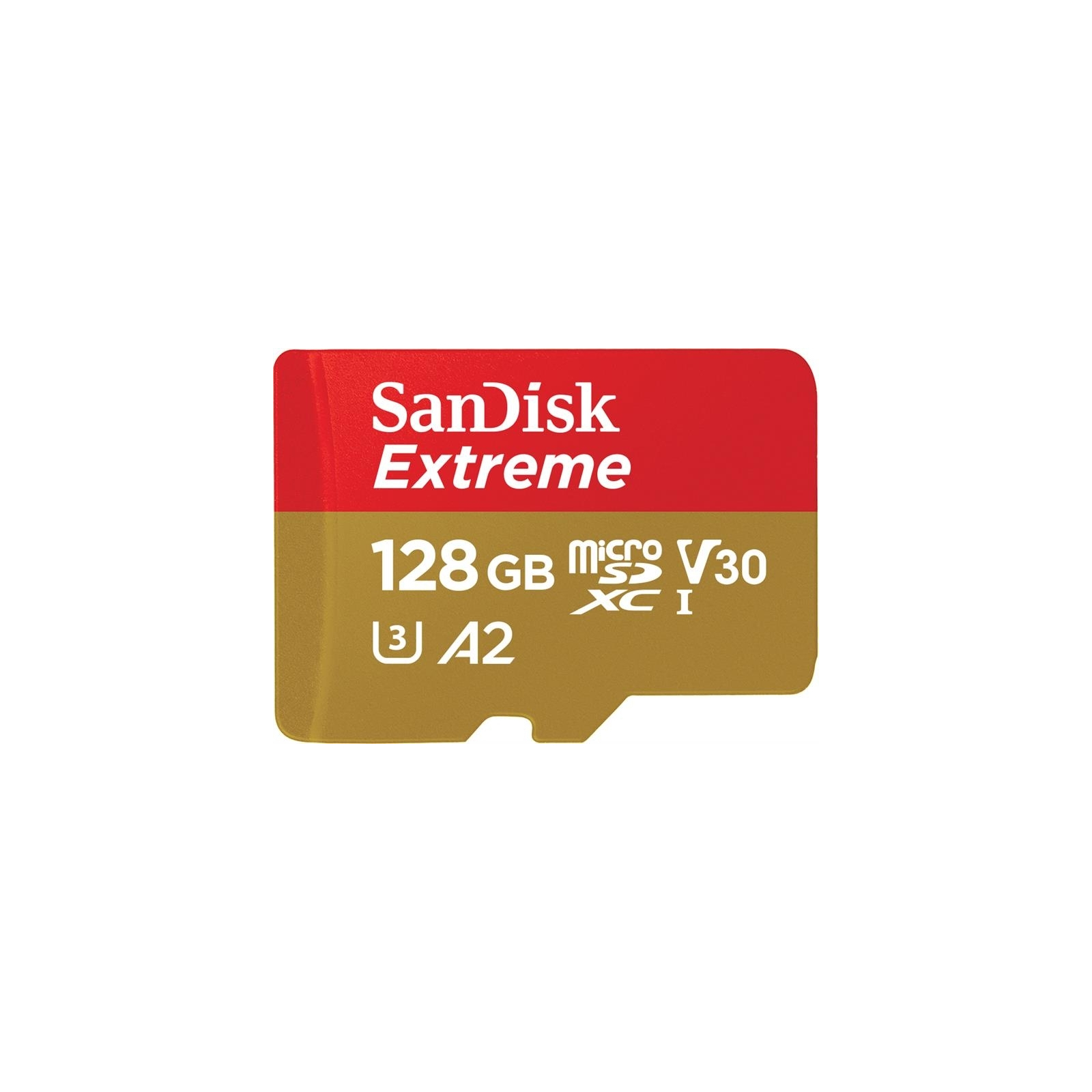 Карта пам'яті SanDisk 128GB microSDXC class 10 A2 V30 UHS-I U3 Extreme (SDSQXA1-128G-GN6AA) зображення 2
