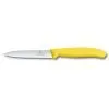 Кухонный нож Victorinox SwissClassic для нарезки 10 см, волнистое лезвие, желтый (6.7736.L8)