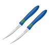 Набор ножей Tramontina COR & COR для томатов 2шт 102 мм Blue (23462/214)