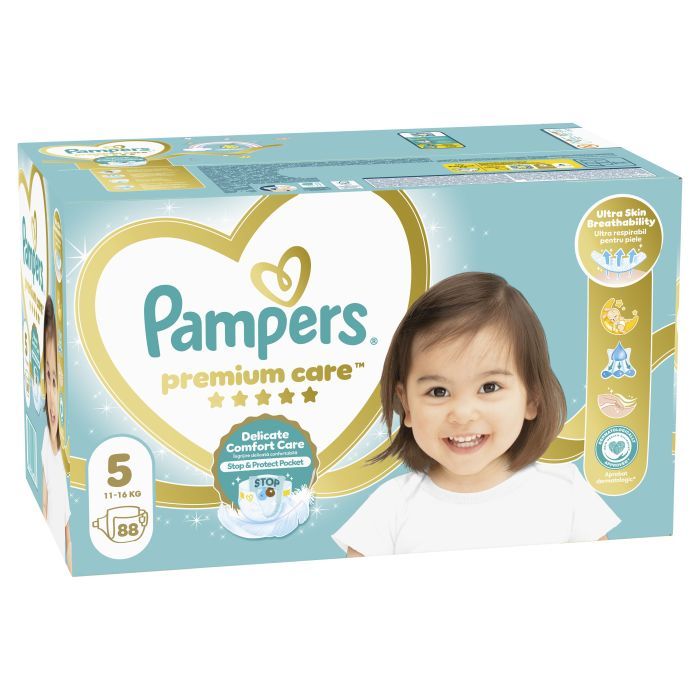 Подгузники Pampers Premium Care Розмір 5 (11-16 кг) 148 шт (8006540855973) изображение 2