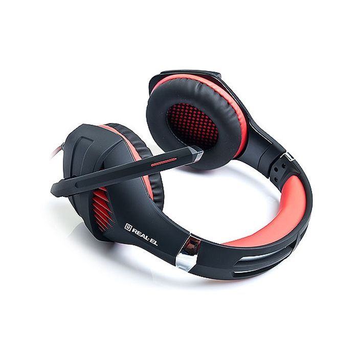 Навушники REAL-EL GDX-7600 Black/Red (EL124100028) зображення 5
