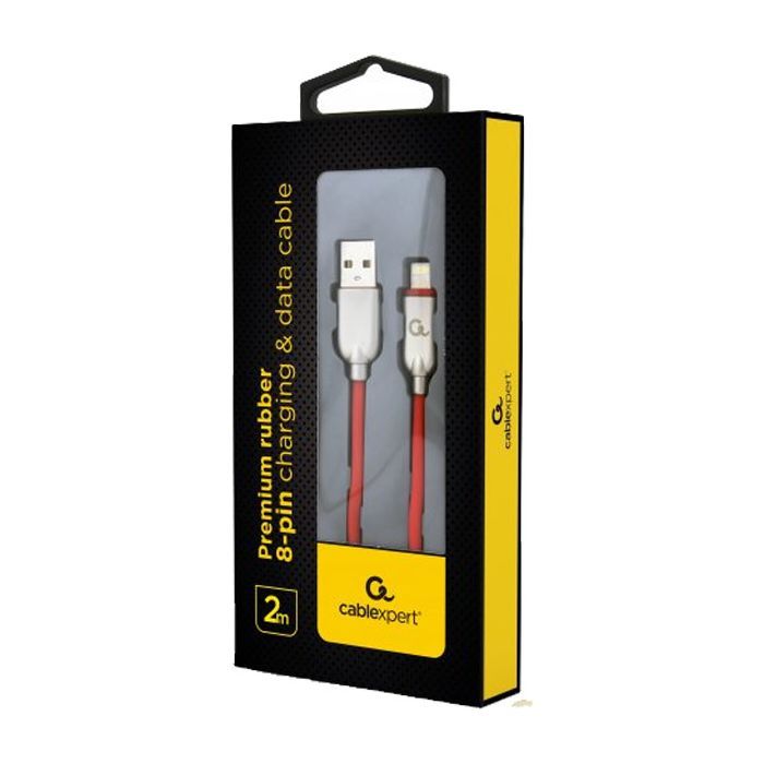 Дата кабель USB 2.0 AM to Lightning 2.0m Cablexpert (CC-USB2S-AMLM-2M-BG) изображение 2