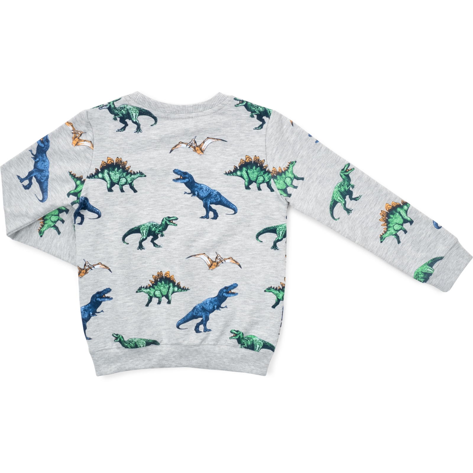 Набор детской одежды A-Yugi с динозаврами (13676-110B-gray) изображение 5