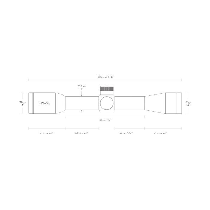 Оптический прицел Hawke Vantage 4x32 (Mil Dot) (14101) изображение 4