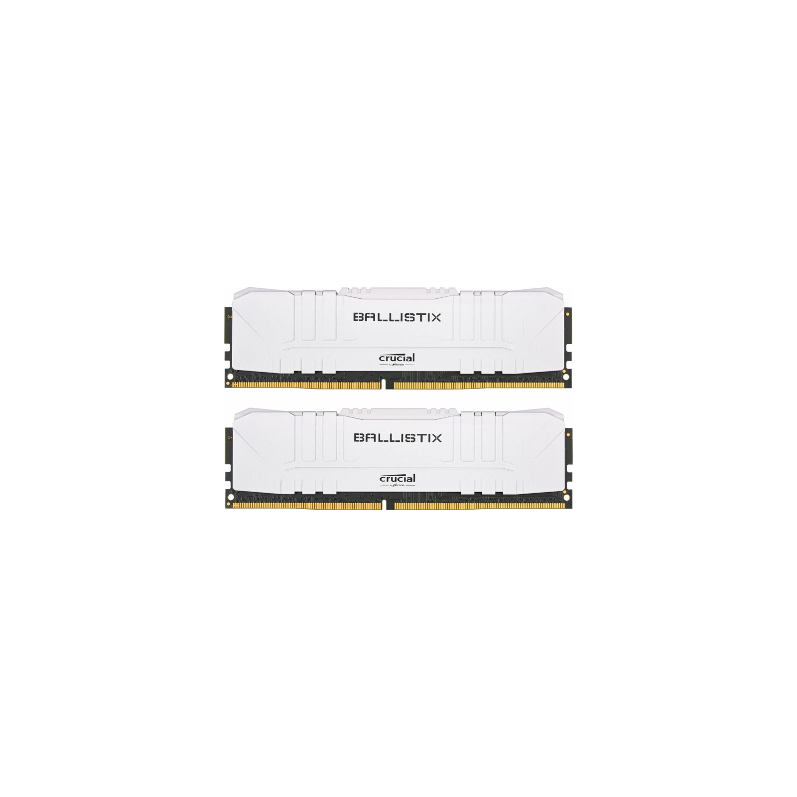 Модуль памяти для компьютера DDR4 16GB (2x8GB) 2666 MHz Ballistix White Micron (BL2K8G26C16U4W)
