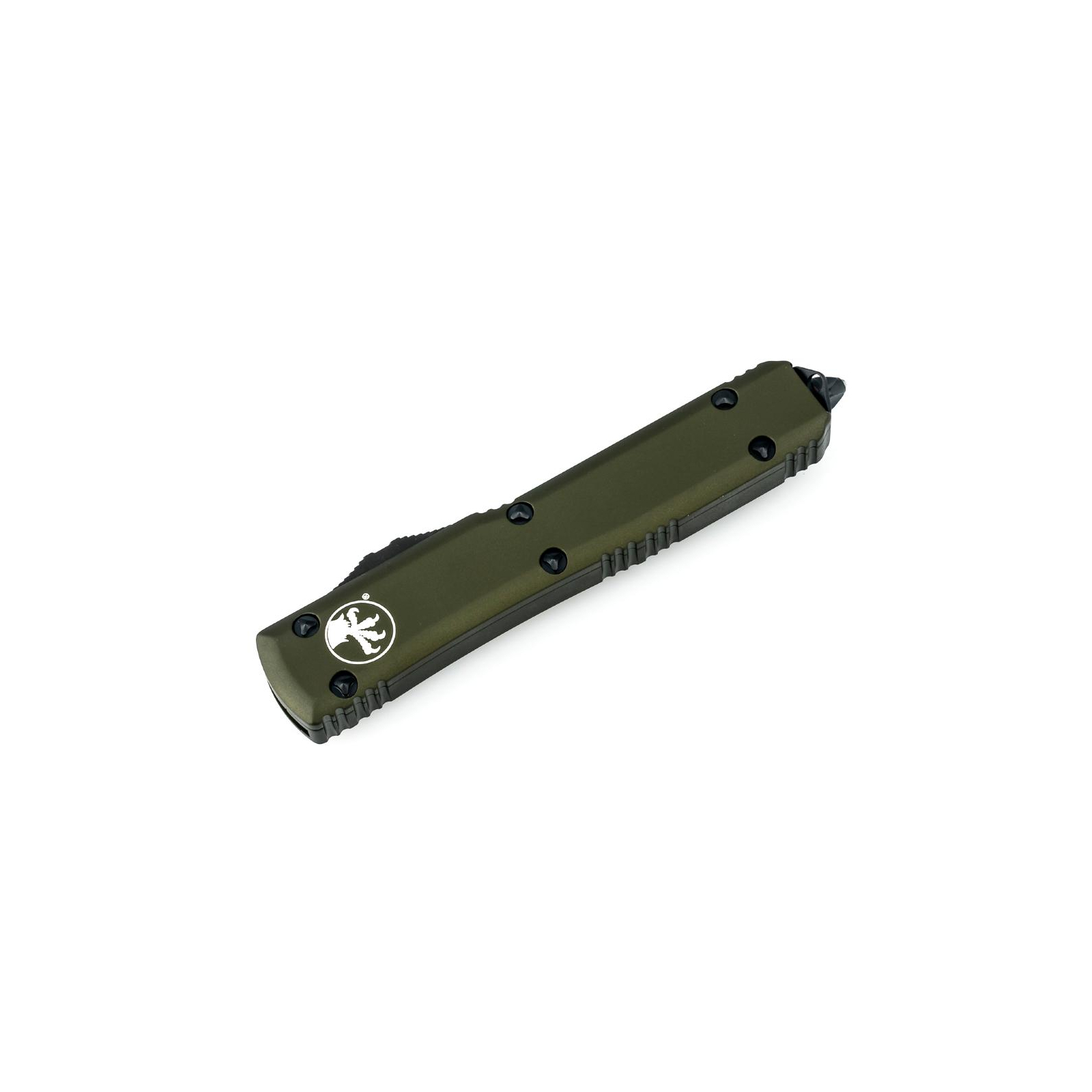 Нож Microtech Ultrtaech Drop Point Black Blade Green (121-1OD) изображение 2