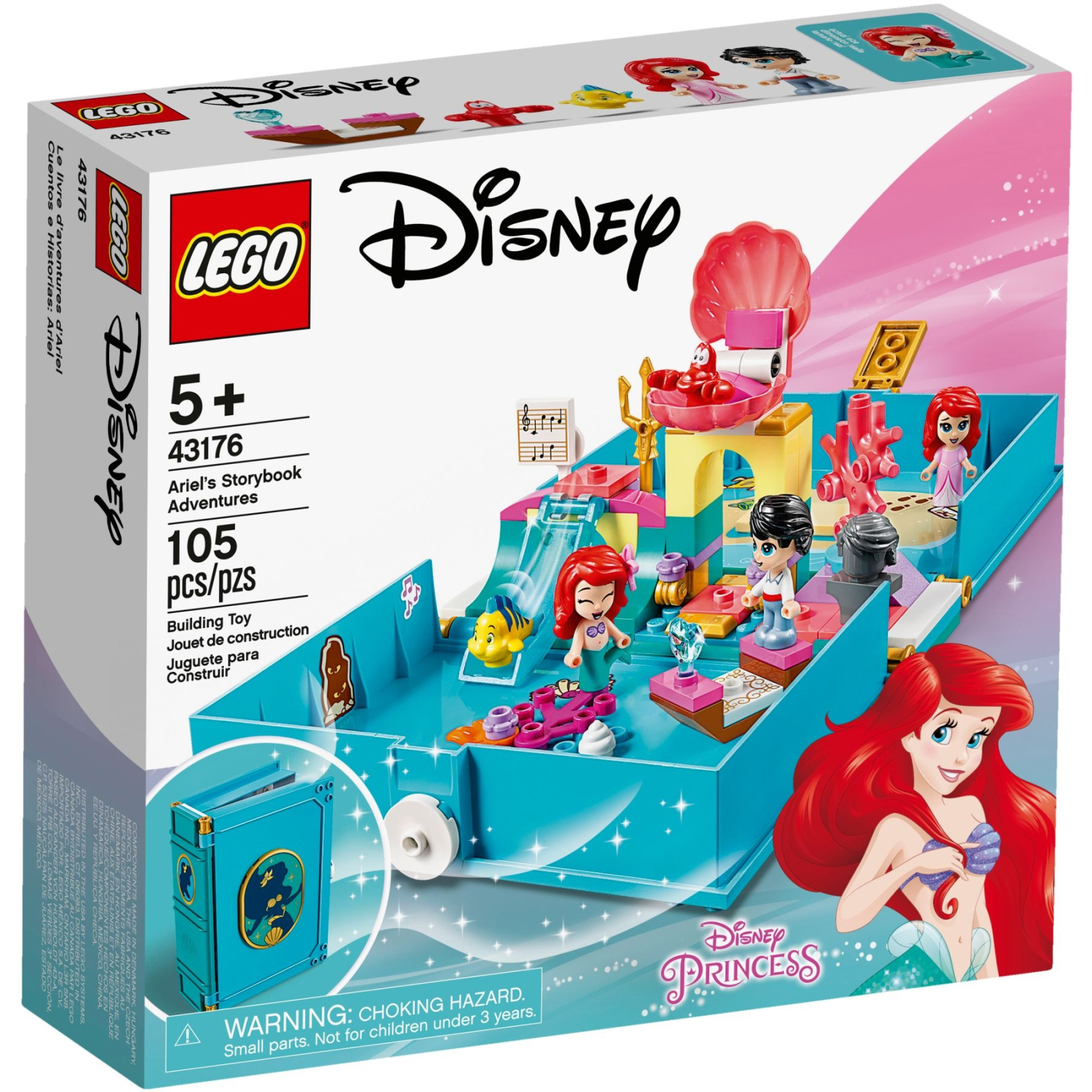 Конструктор LEGO Disney Princess Книга пригод Аріель (43176)