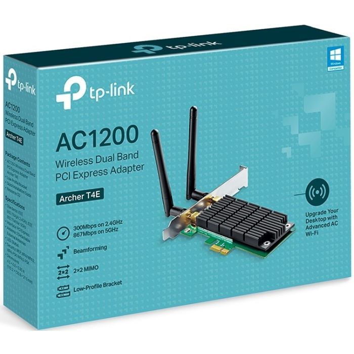 Ретранслятор TP-Link Archer T4E AC1200, PCI Express, Beamforming (ARCHER-T4E) изображение 6
