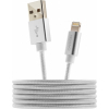Дата кабель USB 2.0 AM to Lightning 1.0m MFI Pearl White Canyon (CNS-MFIC3PW) изображение 2