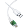 Дата кабель USB 2.0 AM to Lightning 1.2m Nature T-L830 White T-Phox (T-L830 White) зображення 2