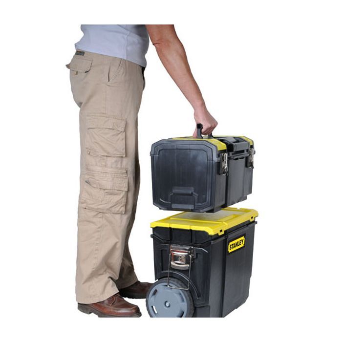 Ящик для инструментов Stanley Mobile WorkCenter 3 in 1 с колесами (1-70-326) изображение 3