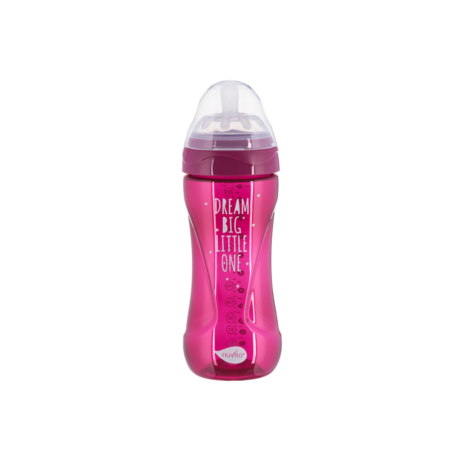 Бутылочка для кормления Nuvita Mimic Cool 330 мл розовая (NV6052PINK)