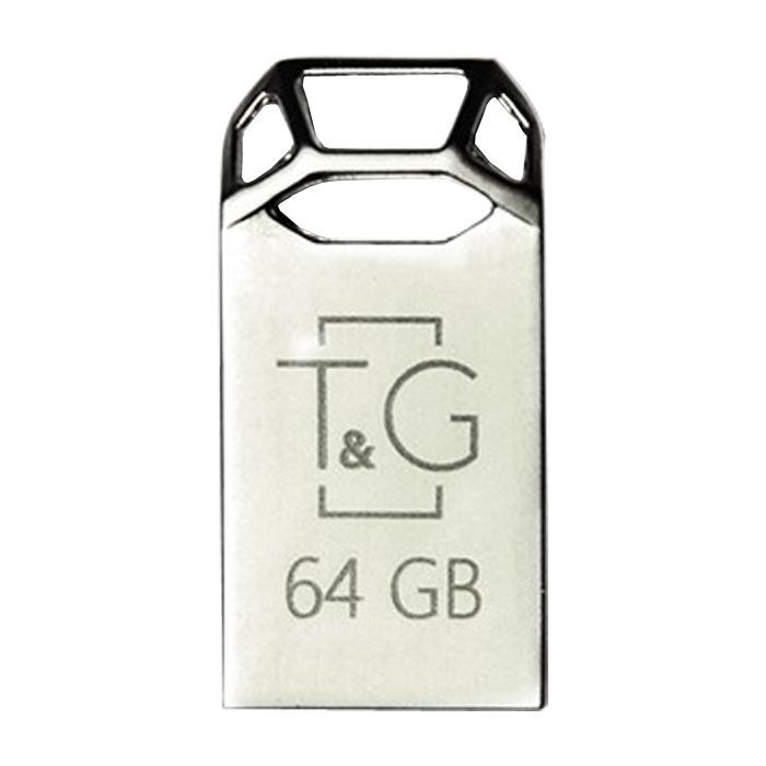 USB флеш накопитель T&G 64GB 110 Metal Series Silver USB 2.0 (TG110-64G)
