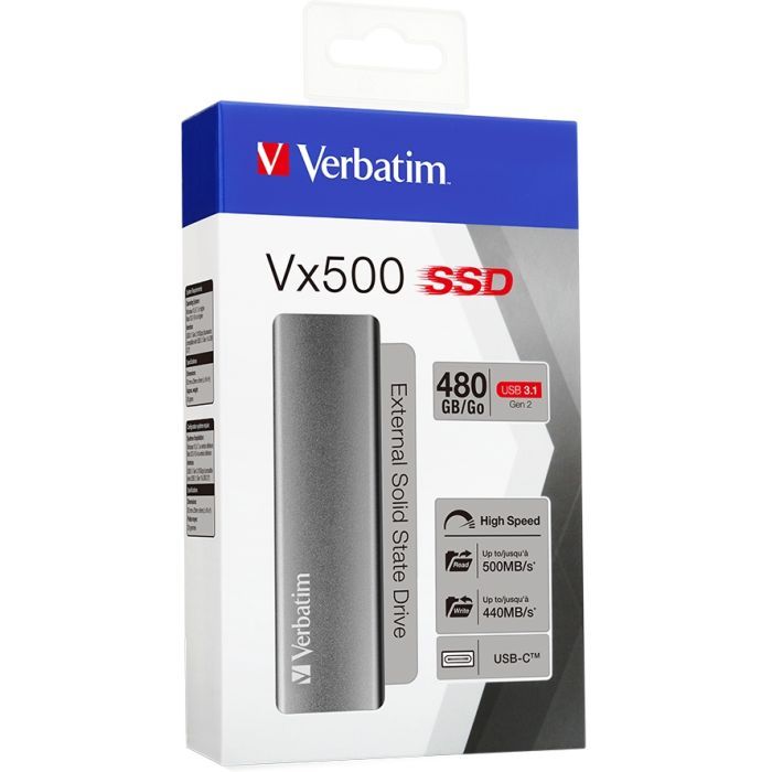 Накопитель SSD USB 3.1 480GB Verbatim (47443) изображение 4
