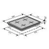 Варочна поверхня Ventolux HSF640-H2G CEST (SAND) зображення 2