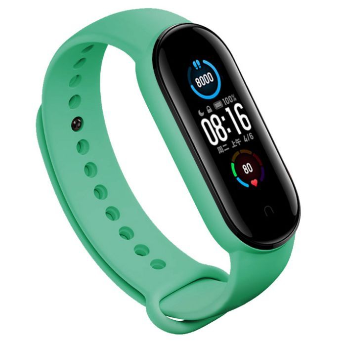 Ремешок для фитнес браслета BeCover Silicone для Xiaomi Mi Smart Band 5 Red (705071)