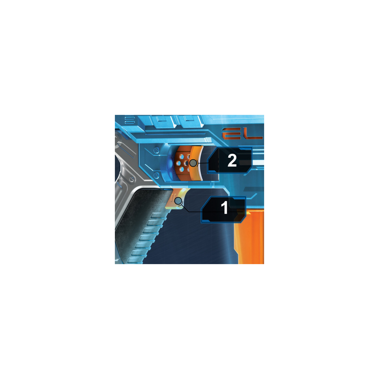 Игрушечное оружие Hasbro Nerf Elite 2.0 Турбина (E9481) изображение 6
