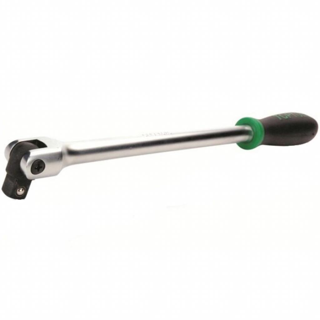 Ключ Toptul вороток шарнирный 1/2" 380мм с резиновой ручкой (CFKA1615)