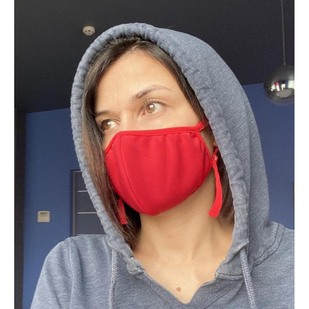 Захисна маска для обличчя Red point Червона XS (МЛ.01.Т.03.00.000) зображення 4