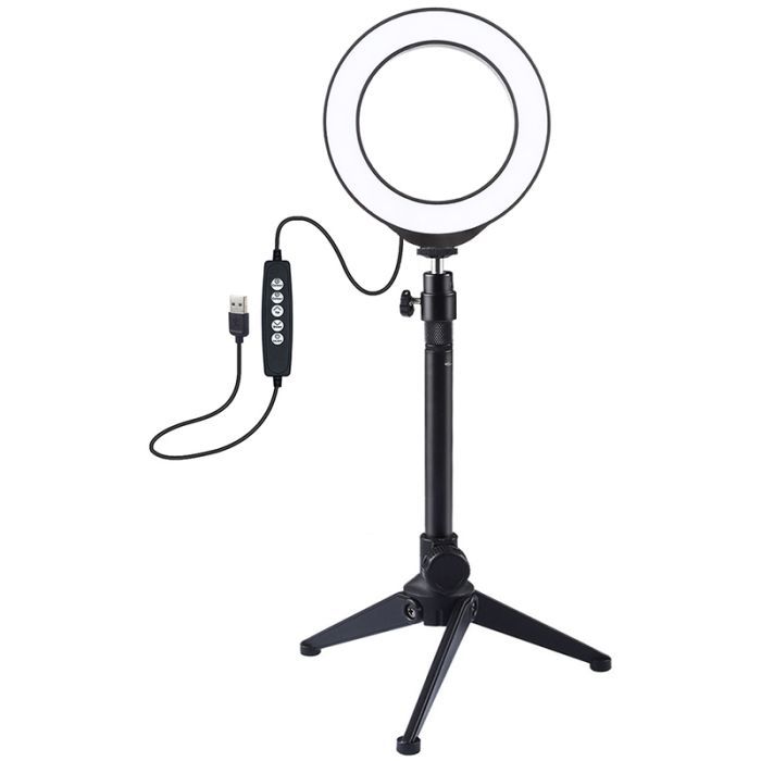 Набір блогера Puluz Ring USB LED lamp PKT3049B 4.7" + table tripod (PKT3049B)