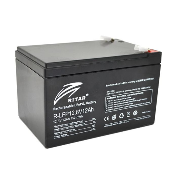 Батарея LiFePo4 Ritar R-LFP 12.8V 12Ah