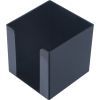 Подставка-куб для писем и бумаг Buromax 90х90х90мм, черный (83033)