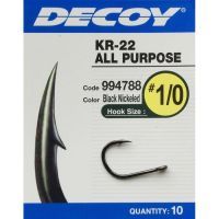 Крючок Decoy KR-22 Black Nickeled 05 (12 шт/уп) (1562.02.99) изображение 2