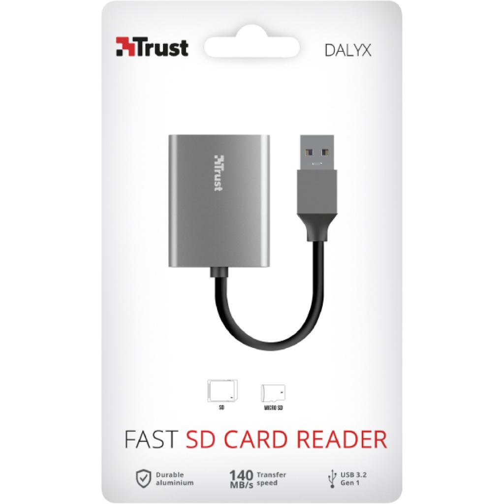 Считыватель флеш-карт Trust DALYX FAST USB 3.2 ALUMINIUM (24135_TRUST) изображение 10