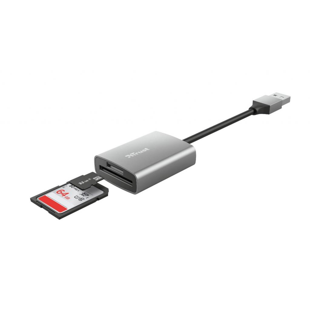 Зчитувач флеш-карт Trust DALYX FAST USB 3.2 ALUMINIUM (24135_TRUST) зображення 5