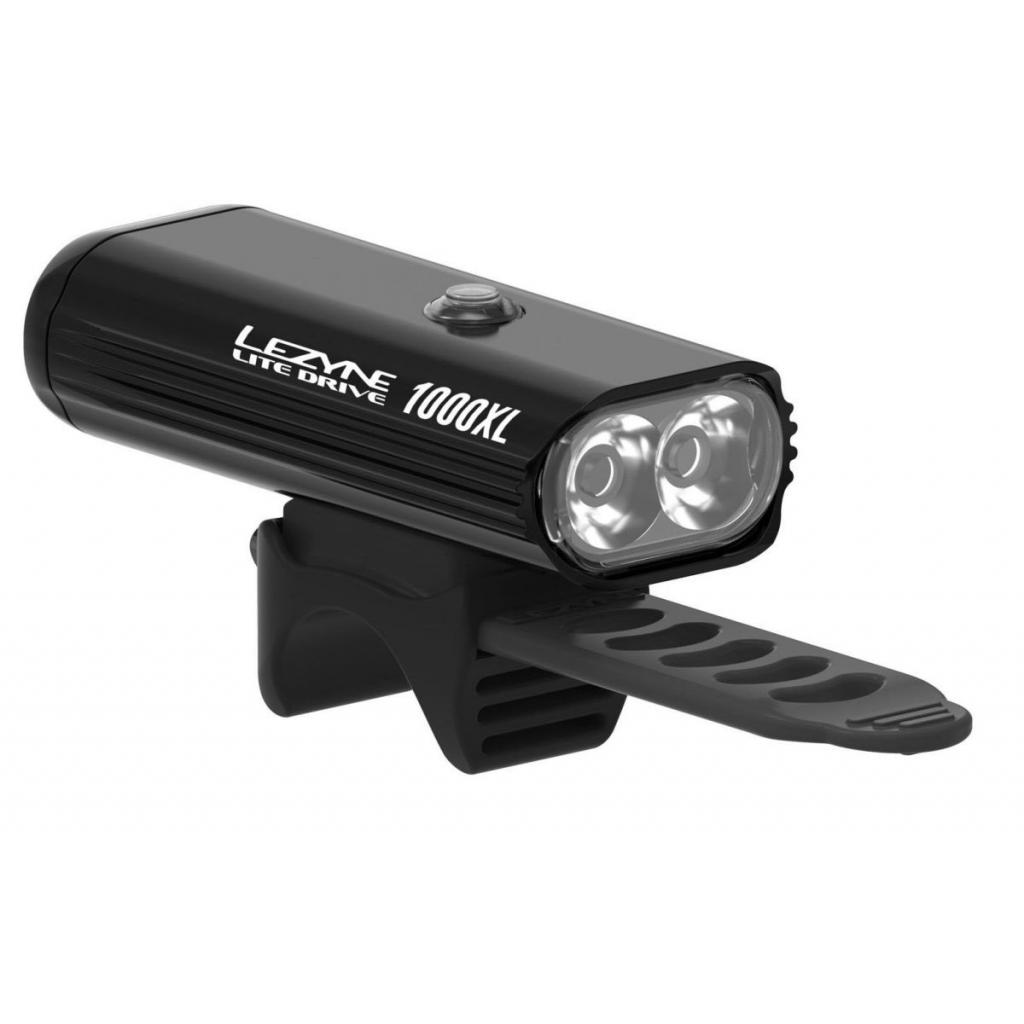 Передняя велофара Lezyne Lite Drive 1000XL Remote Loaded 1000 Lm Black (4712806 002473)