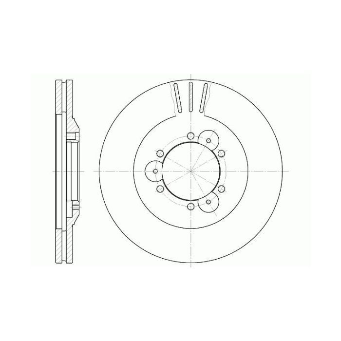 Тормозной диск REMSA 6560.10