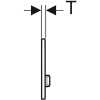 Панель смыва Geberit Sigma50 с двойным смывом, белый / хром мат (115.788.11.2) изображение 5