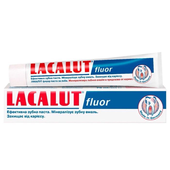 Зубна паста Lacalut fluor 75 мл (4016369696316)