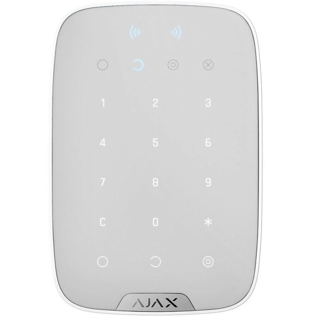 Клавиатура к охранной системе Ajax KeyPad Plus чорна