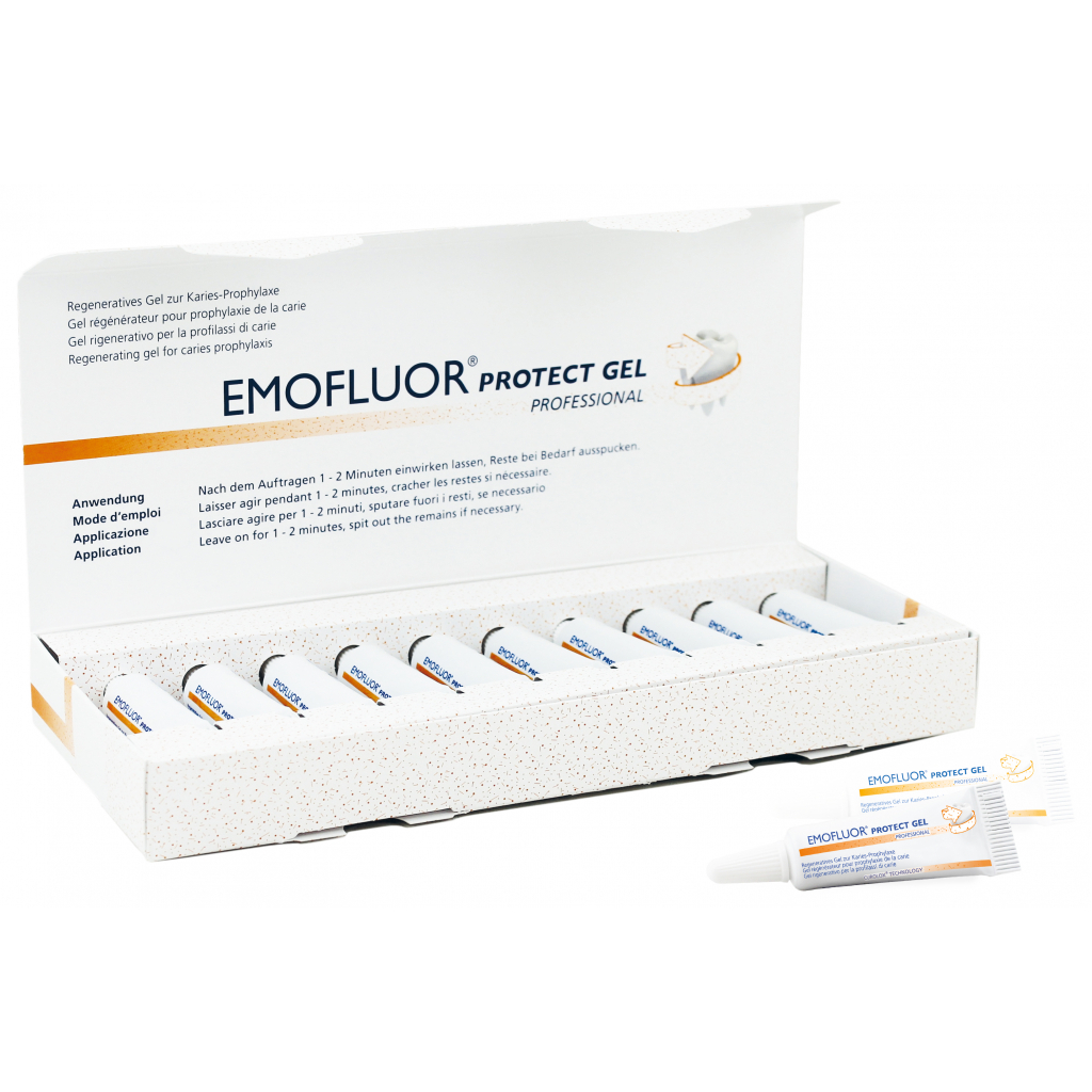 Гель для полости рта Dr. Wild Emofluor Protect профессиональный для защиты зубов 10 х 3 мл (2100000025237) изображение 2