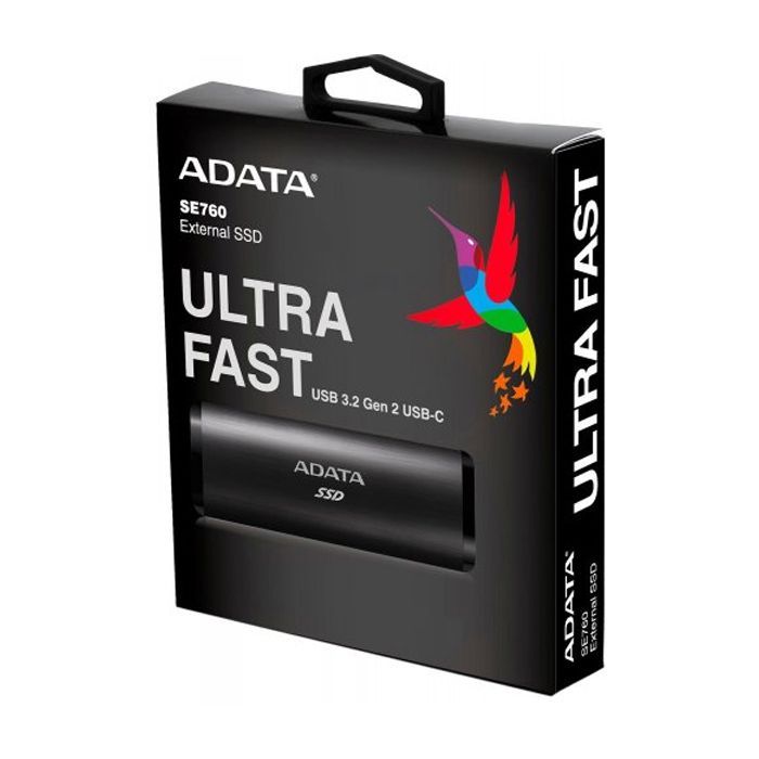 Накопичувач SSD USB 3.2 256GB ADATA (ASE760-256GU32G2-CTI) зображення 5
