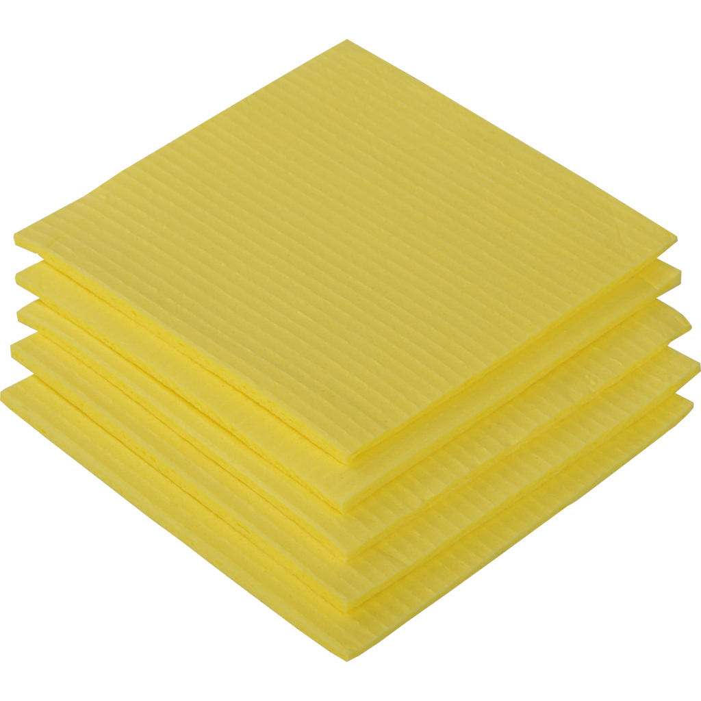 Салфетки для уборки Buroclean целлюлозные влаговпитывающие 15х15 см 3 шт. (4823078919878) изображение 2